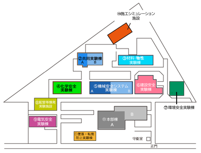清瀬所内配置図