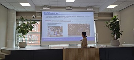 デンマーク労働環境研究センター（NFA）における研究セミナーの様子